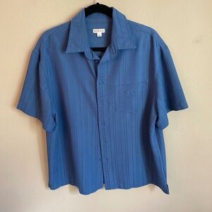 Blue MERONA button down shirt